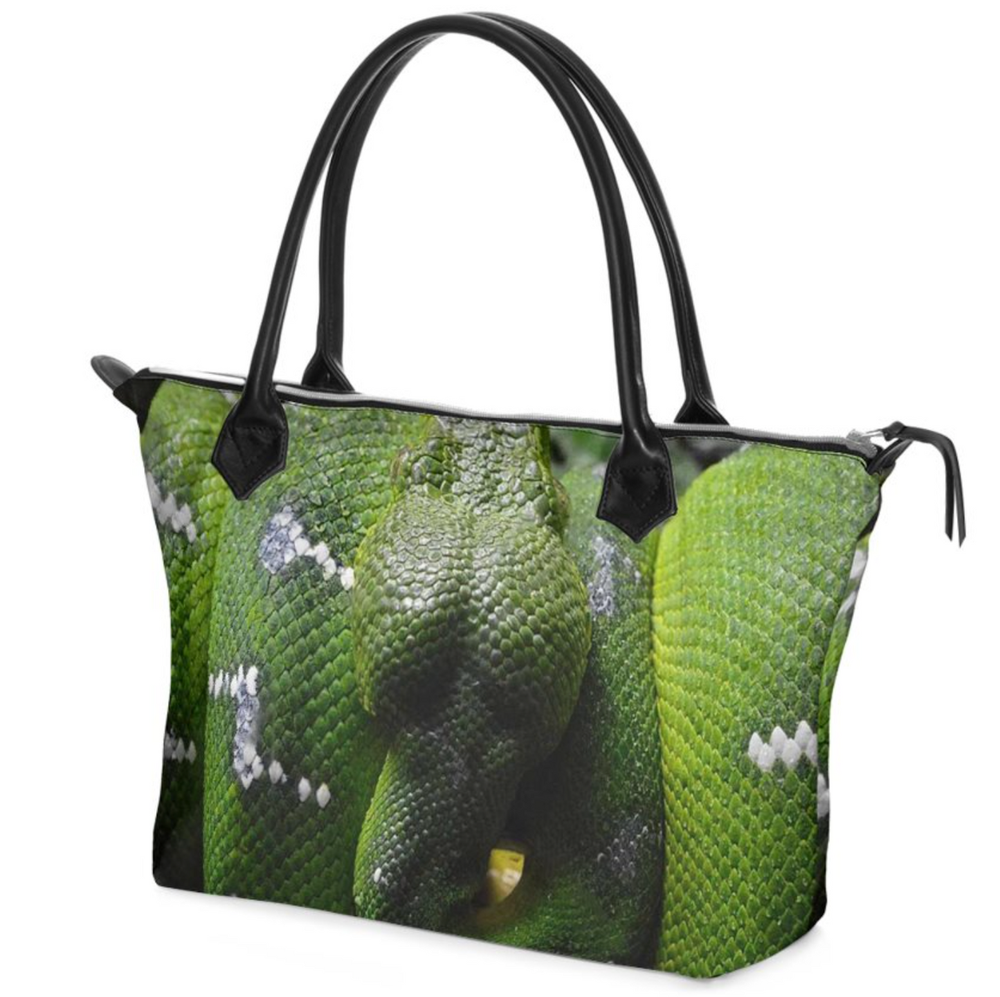 Emerald Tree Boa Nappa Leather Handbag