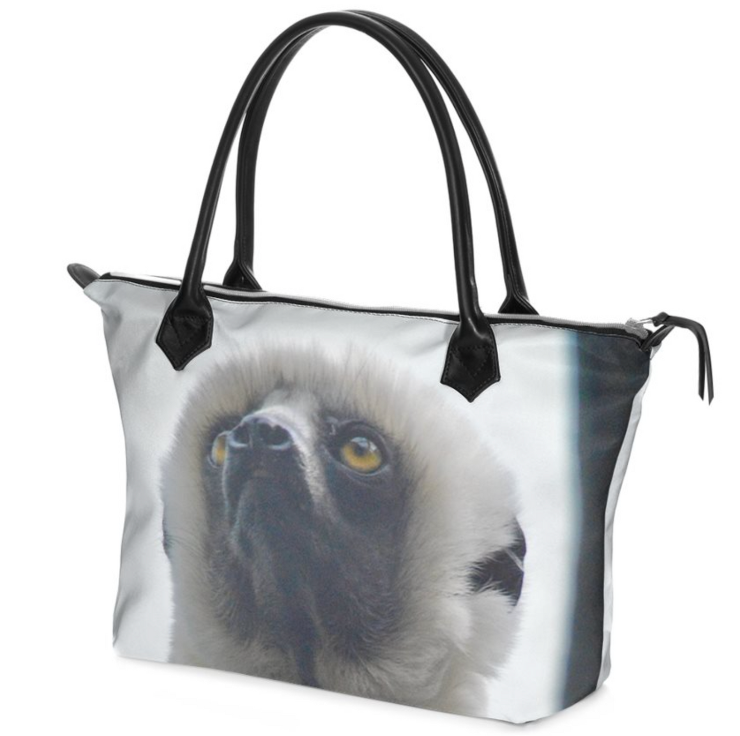 Sifaka Lemur Nappa Leather Handbag